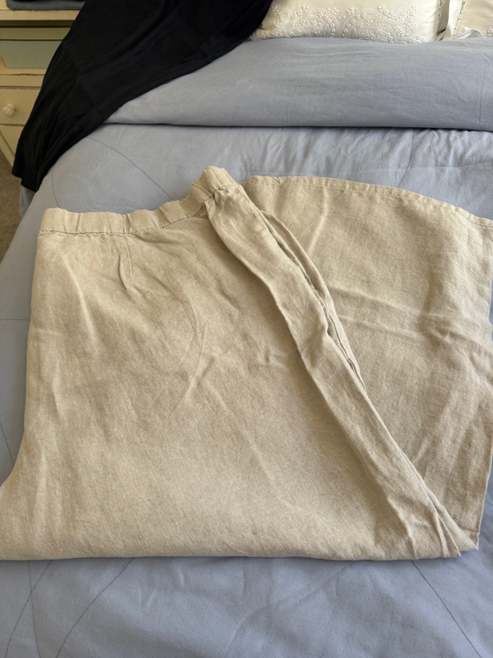 J. Jill Women’s Khaki-Tone 100% Linen Pants